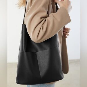 Oak and Fort Black Shoulder Bag